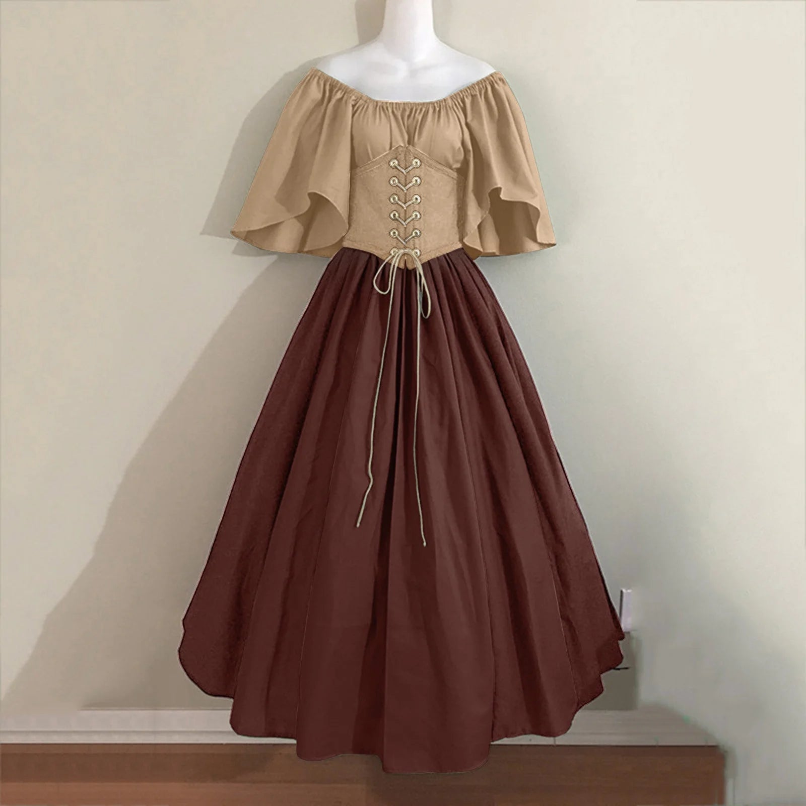 women renaissance dress medieval corset gown full outfit